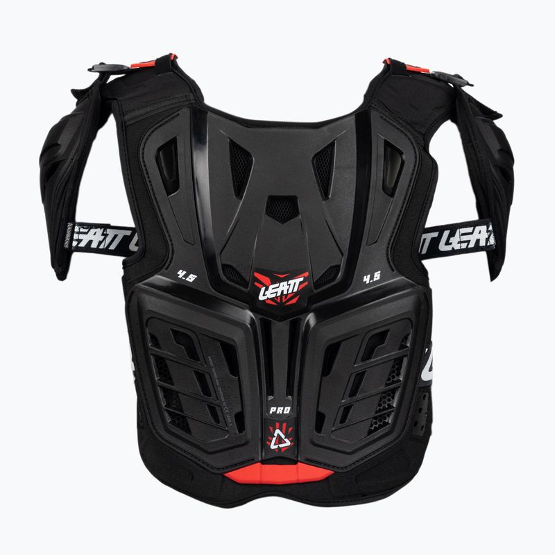 Leatt 4.5 Pro gyermek mellvédő fekete/piros 5017120130 2