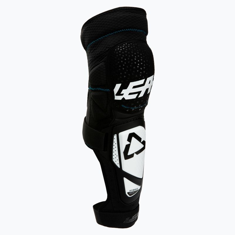 Leatt 3DF Hybrid EXT térdprotektorok fekete-fehér 5019400740 2