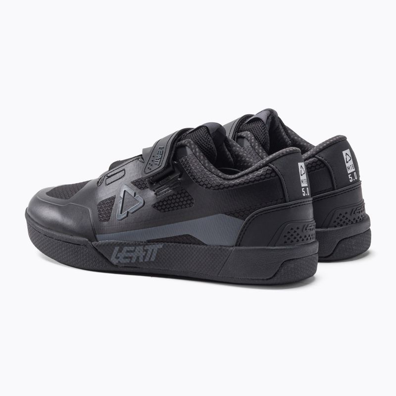 Férfi Leatt 5.0 Clip kerékpáros csizma fekete 3020003822 3