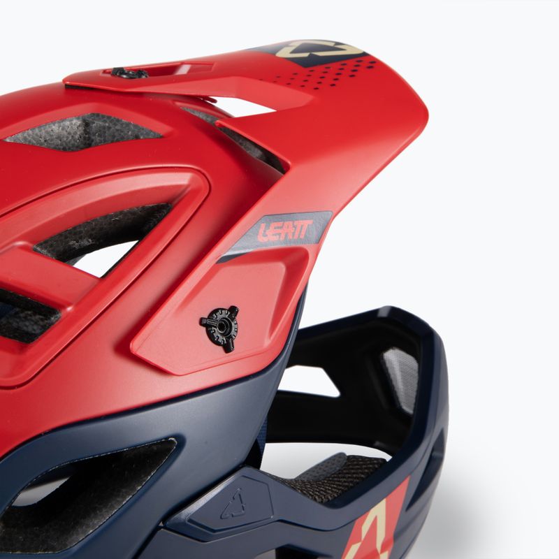 Leatt MTB 3.0 Enduro kerékpáros sisak V21.2 piros/kék 1021000661 7
