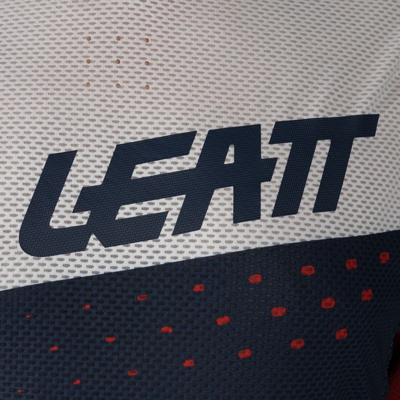 Leatt MTB 4.0 Ultraweld férfi kerékpáros mez fehér és sötétkék 5021120400 3