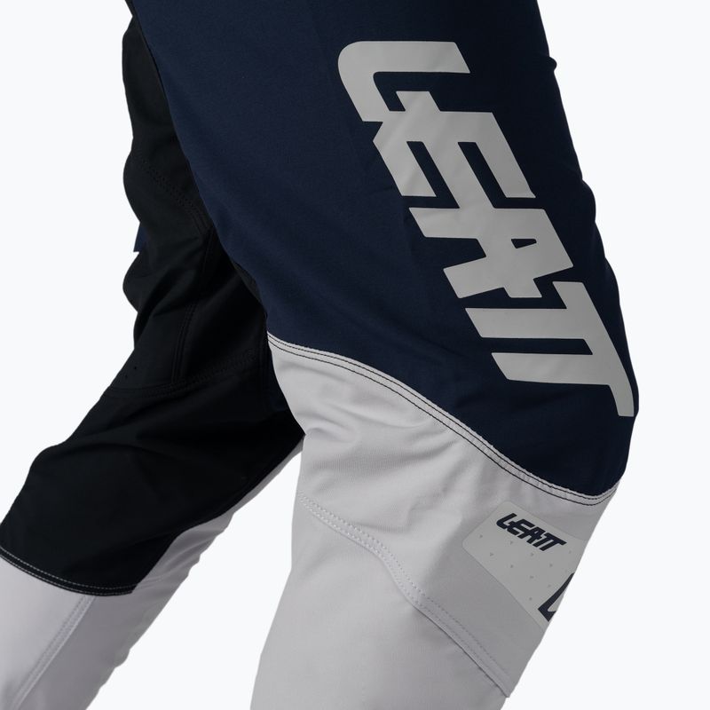 Leatt MTB 4.0 férfi kerékpáros nadrág kék és fehér 5021110920 4
