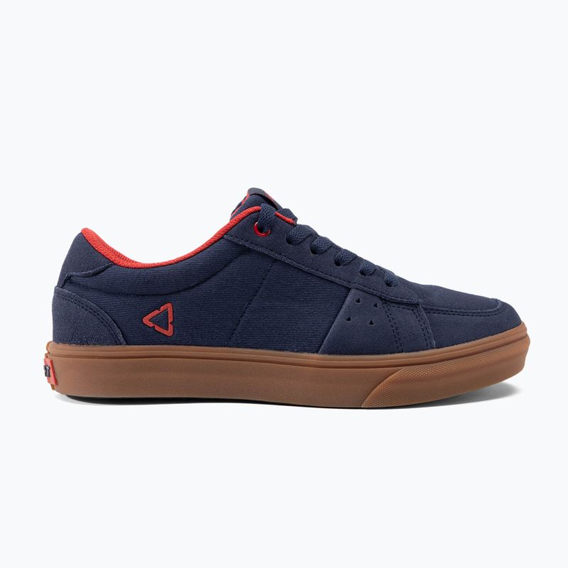 Leatt 1.0 Flat férfi platform kerékpáros cipő sötétkék 3021300191 2