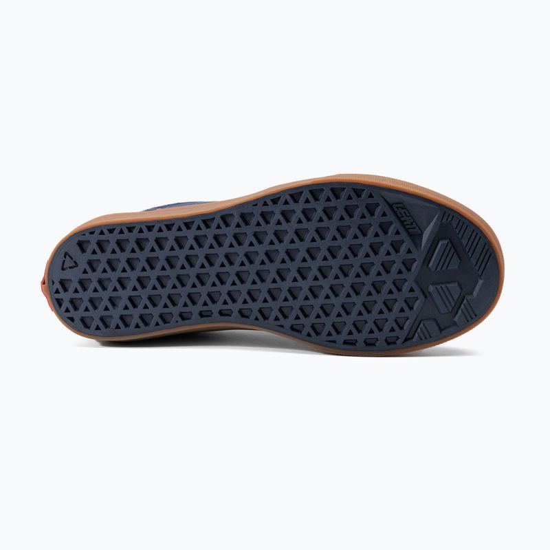 Leatt 1.0 Flat férfi platform kerékpáros cipő sötétkék 3021300191 4