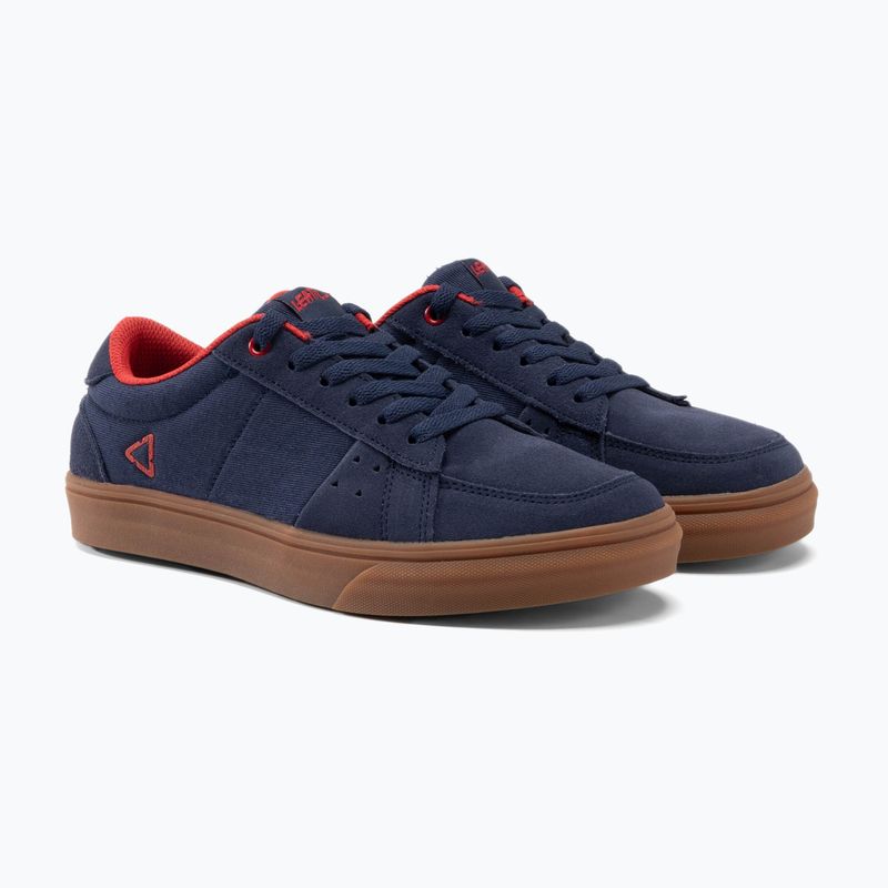 Leatt 1.0 Flat férfi platform kerékpáros cipő sötétkék 3021300191 5