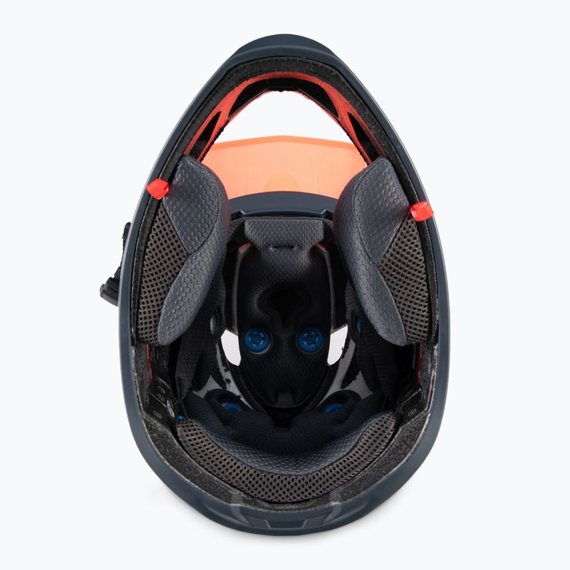 Leatt MTB 4.0 Gravity V22 kerékpáros sisak narancs/fekete 1022070512 5