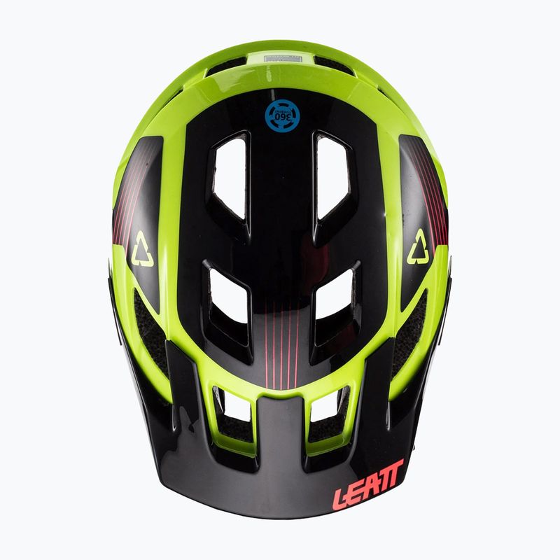 Gyerek kerékpáros sisak Leatt MTB AllMtn 1.0 V22 Jr lime 5