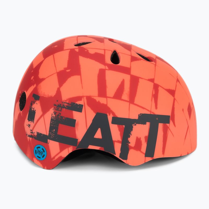 Leatt MTB Urban 1.0 V22 Jr gyermek biciklis sisak korall 3