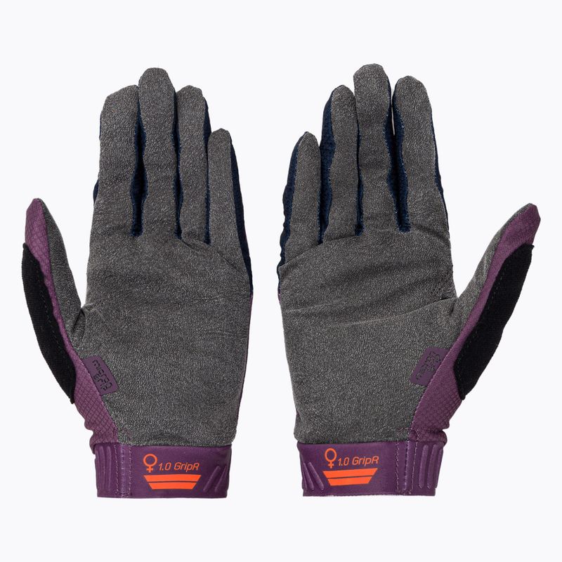 Leatt MTB 1.0 Gripr női kerékpáros kesztyű lila 6022090230 2