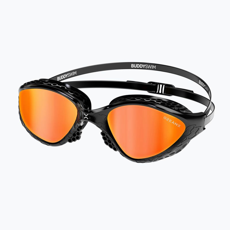 BuddySwim OzeanX Mirror fekete/narancs úszószemüveg