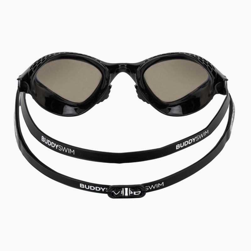 BuddySwim OzeanX Mirror fekete / kék úszószemüveg 4