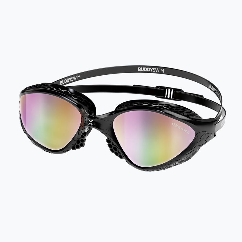 BuddySwim OzeanX Mirror fekete / irídium úszószemüveg