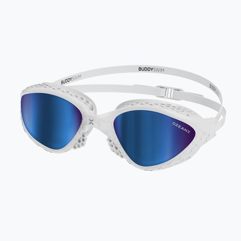 BuddySwim OzeanX Mirror fehér / kék úszószemüveg