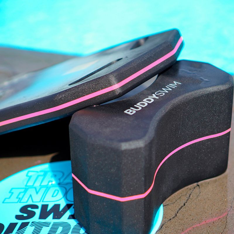 Úszódeszka BuddySwim Pull Buoy black/pink 5