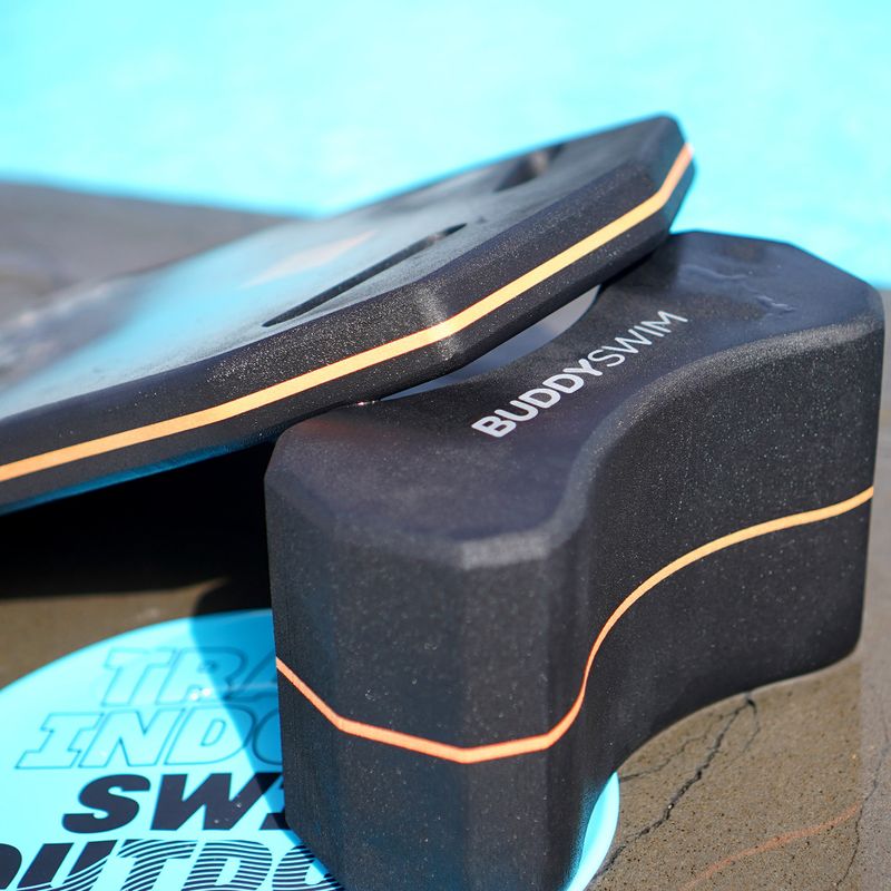 Úszódeszka BuddySwim Kickboard black/orange 3