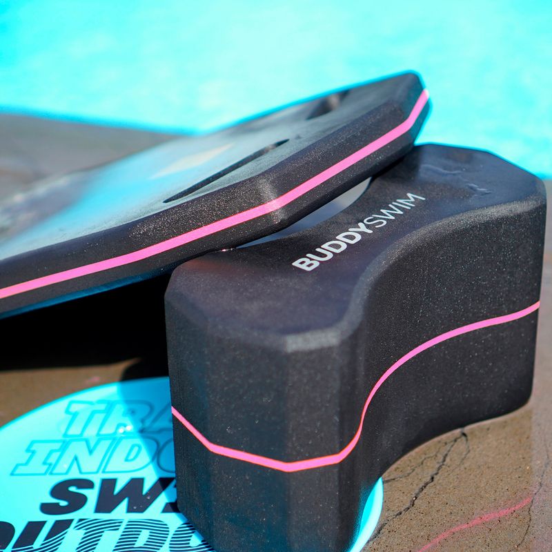 Úszódeszka BuddySwim Kickboard black/pink 3