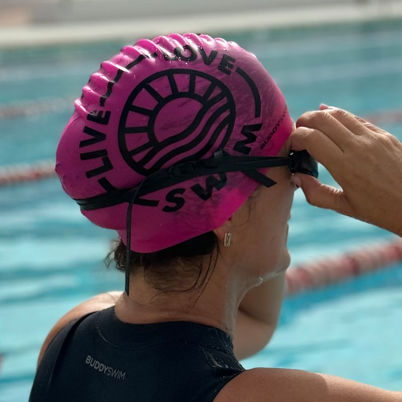 BuddySwim LLS2 Szilikon rózsaszín úszósapka 2