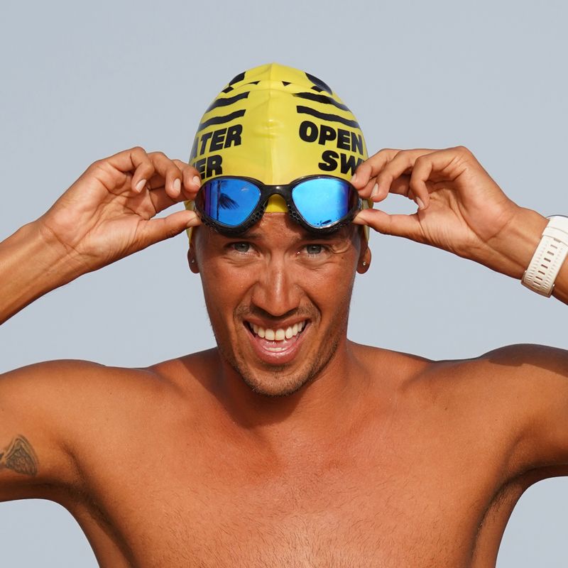 BuddySwim OWS szilikon úszósapka sárga 2