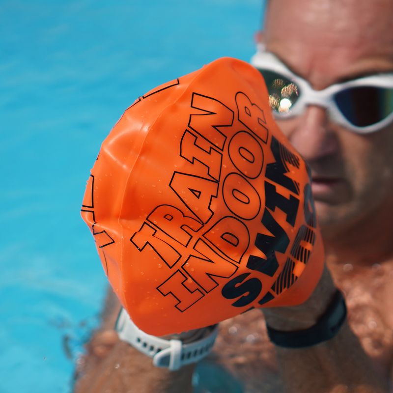 BuddySwim TSO szilikon narancssárga úszósapka 2