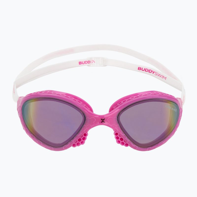 Úszószemüveg BuddySwim OzeanX Mirror pink/white/iridium 2