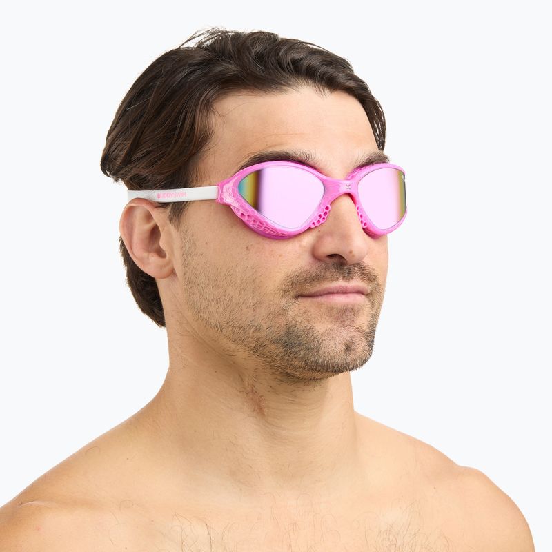 Úszószemüveg BuddySwim OzeanX Mirror pink/white/iridium 4