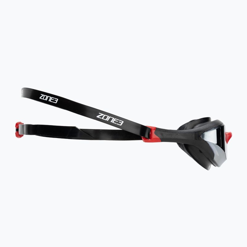 Úszószemüveg ZONE3 Volare Streamline Racing black/red/silver polarizált tükrös revo 3