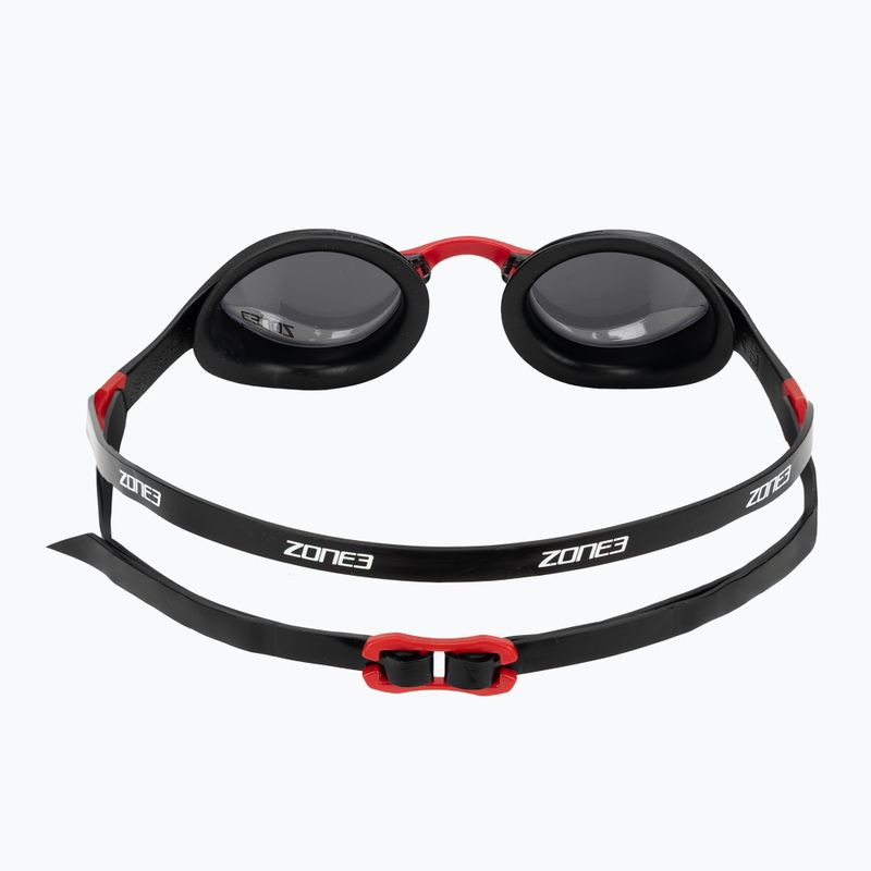 Úszószemüveg ZONE3 Volare Streamline Racing black/red/silver polarizált tükrös revo 4