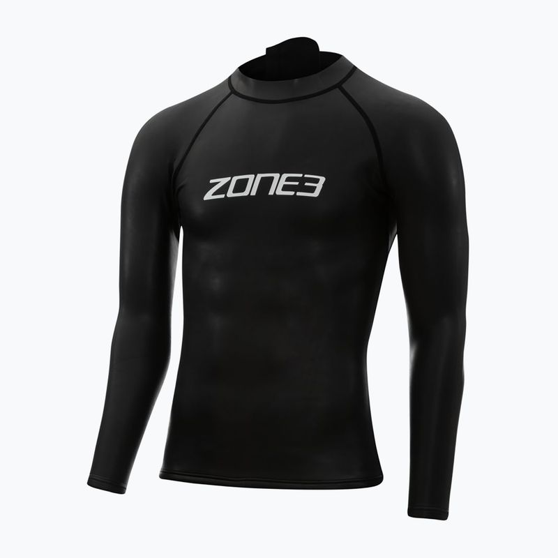 Neoprén felső ZONE3 Long Sleeve Under Wetsuit Baselayer black/white
