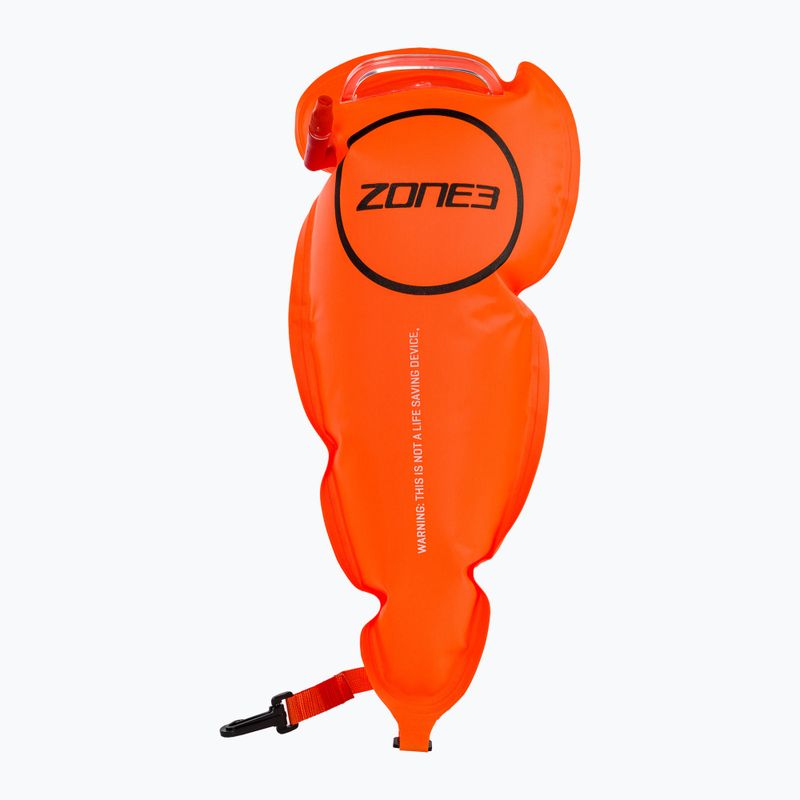 Biztonsági bója ZONE3 Swim Safety Belt With Tow Float Pouch hi-vis orange 3