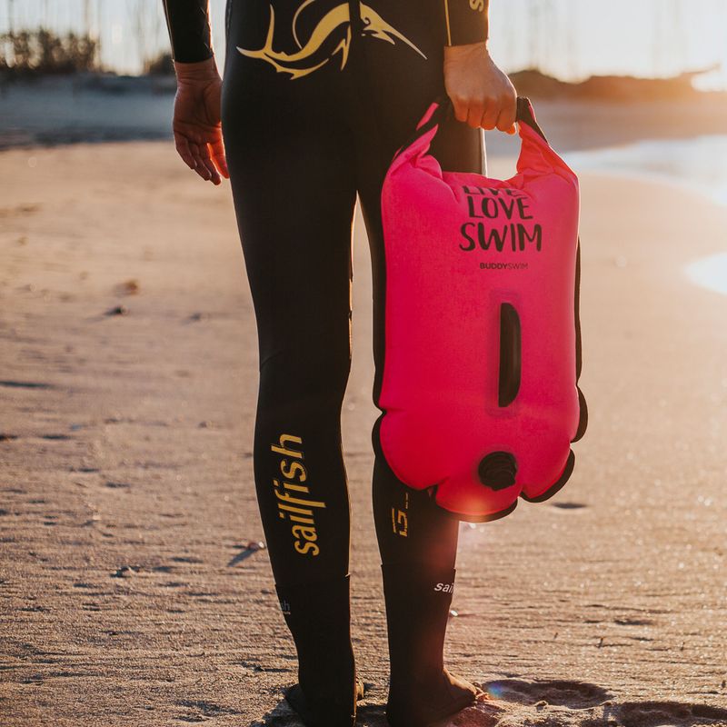 BuddySwim CSW szárazzsák 20 l rózsaszínű bója 5