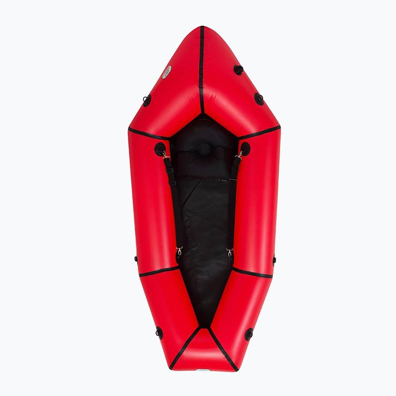 Nyitott középső ponton Packraft Amundsen II piros