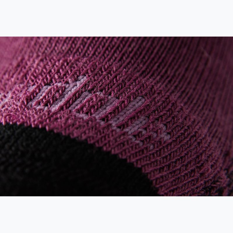 Női zokni Bridgedale Lightweight Merino Performance Boot Original berry 3