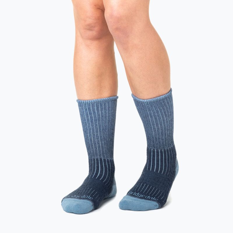 Női zoknik Bridgedale Midweight Merino Comfort Boot Original blue 5