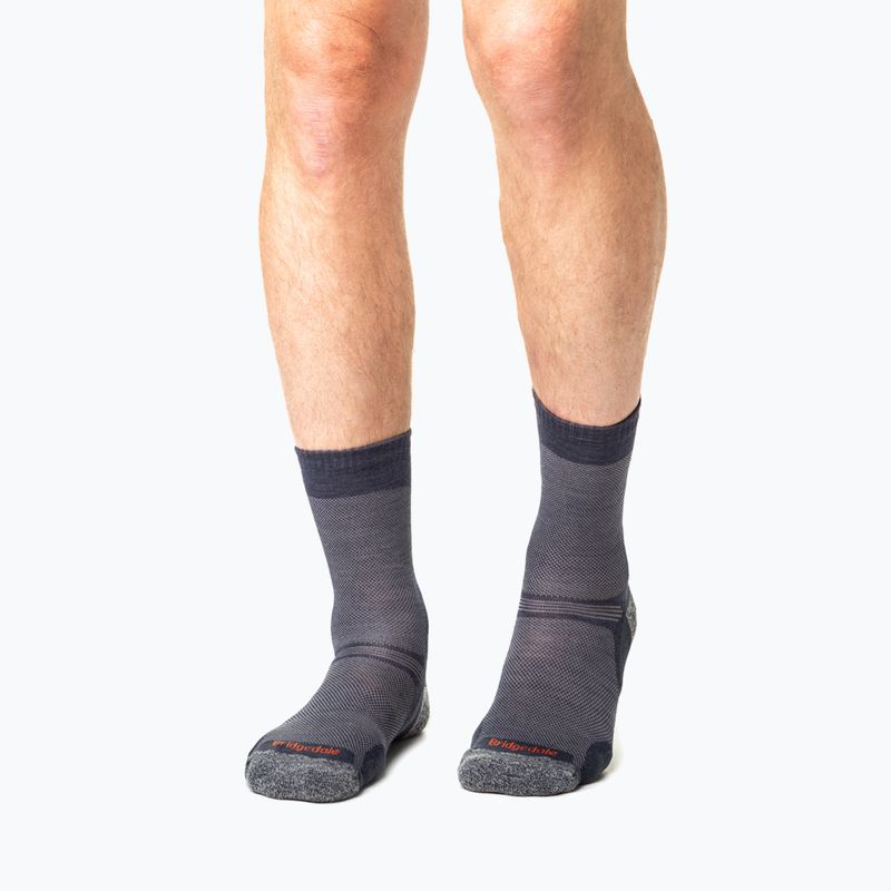 Férfi trekkingzokni Bridgedale Hike Ultralight Performance Crew navy 4