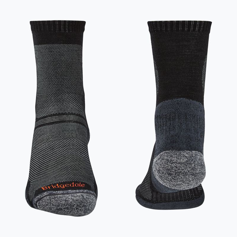 Férfi trekkingzokni Bridgedale Hike Ultralight Performance Crew black 2