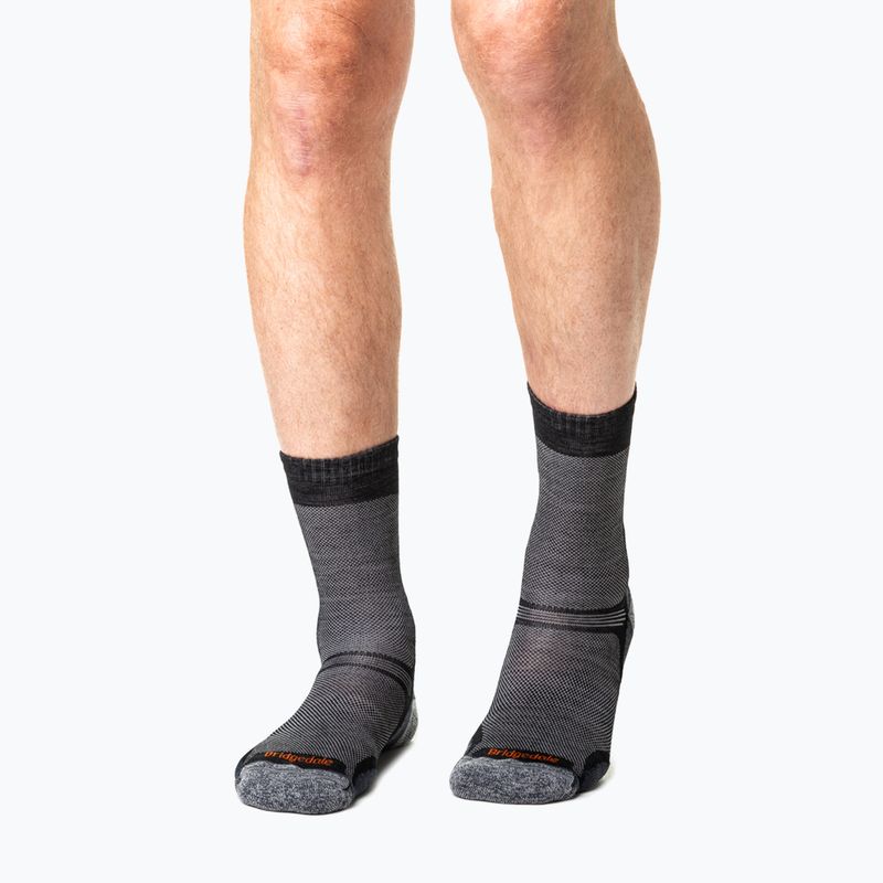 Férfi trekkingzokni Bridgedale Hike Ultralight Performance Crew black 3