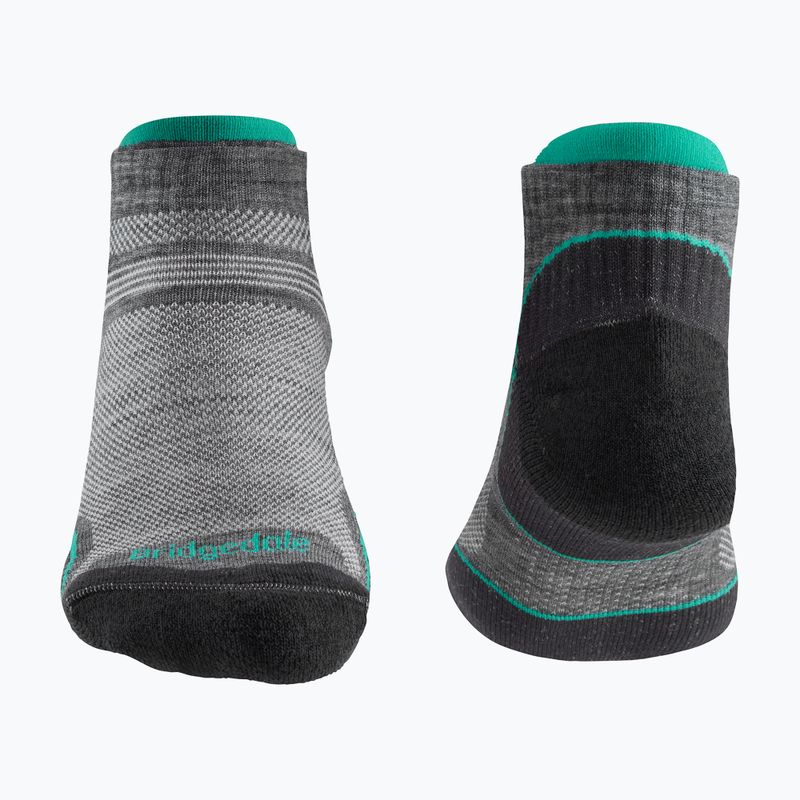 Női túrazokni Bridgedale Hike Ultralight Merino Performance Low mid grey/surf 2
