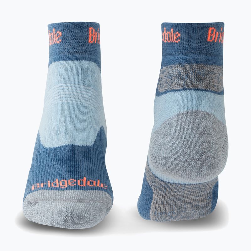 Női túrazokni Bridgedale Hike Midweight Performance Ankle blue 2