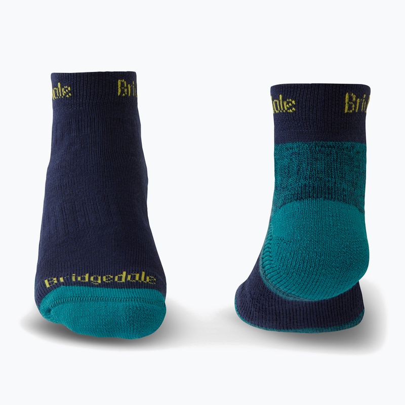 Férfi zokni Bridgedale Hike Lightweight Performance Ankle petrol/navy 2