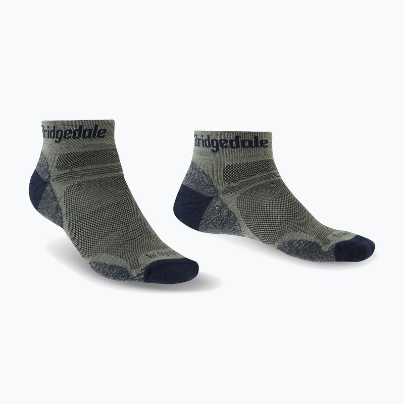 Férfi trekkingzokni Bridgedale Hike Ultralight Performance Ankle khaki/navy