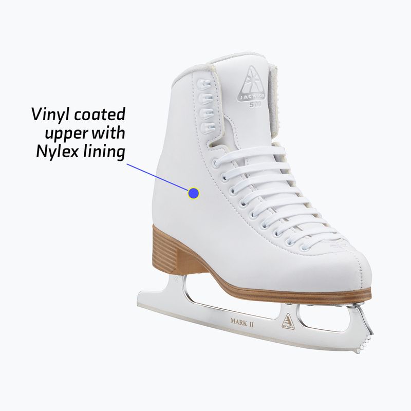 Női műkorcsolya Jackson Classic 500 Ultima Mark I Blade white 10