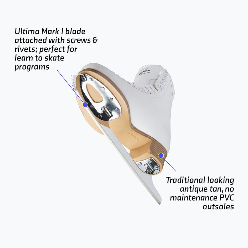 Női műkorcsolya Jackson Classic 380 Ultima Mark I Blade white 11