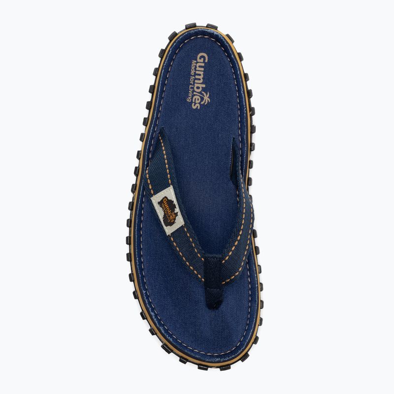 Gumbies Islander flip flop, tengerészkék 6