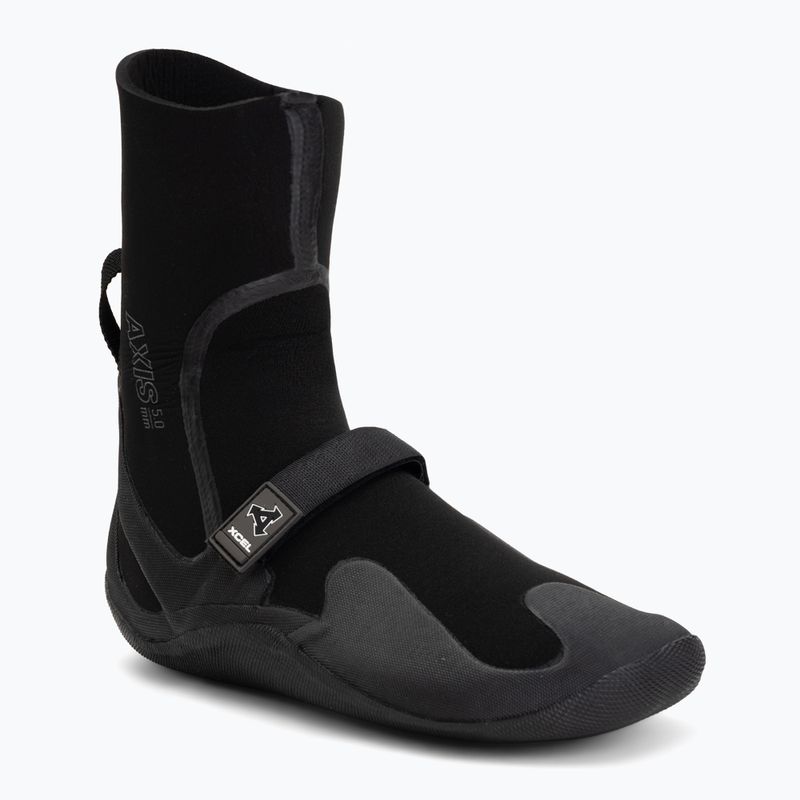 Neoprén cipők Xcel Axis Round Toe 5 mm black