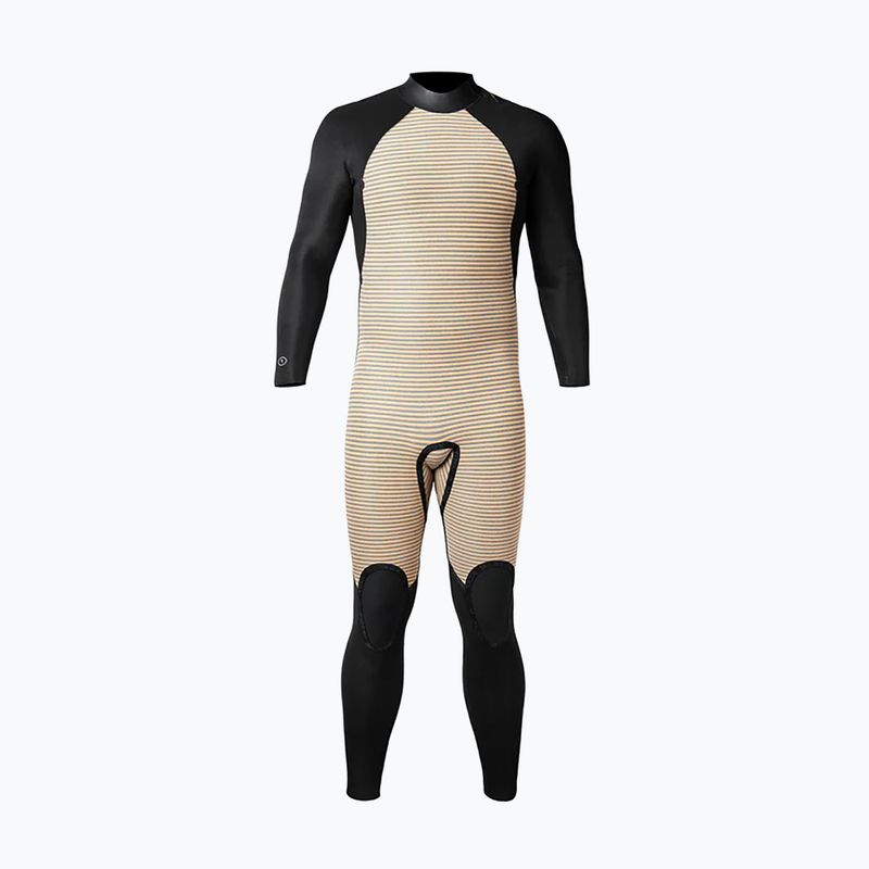Férfi úszóruha Xcel Comp 4/3 mm Back Zip Full black 4