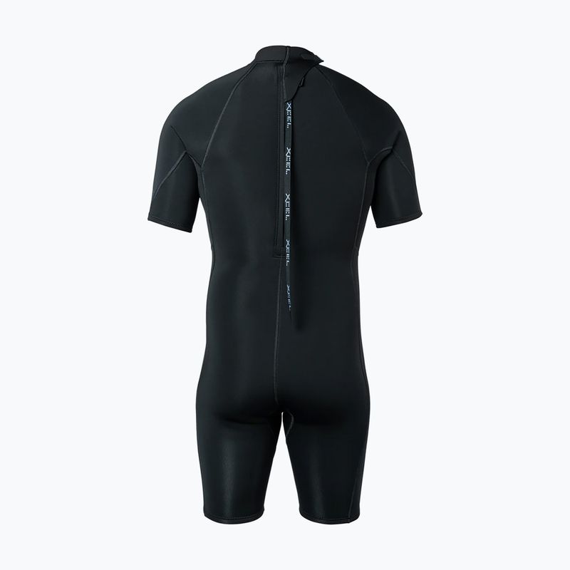 Férfi úszóruha Xcel Axis Back Zip Spring 2 mm SS black 2