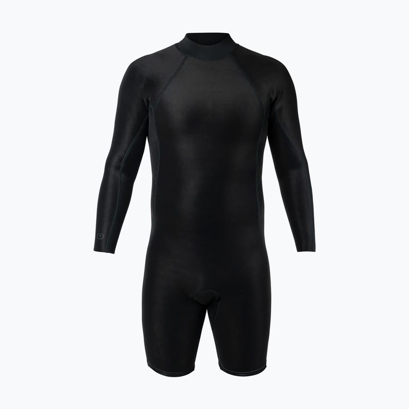 Férfi úszóruha Xcel Axis Back Zip Spring 2 mm LS black 3
