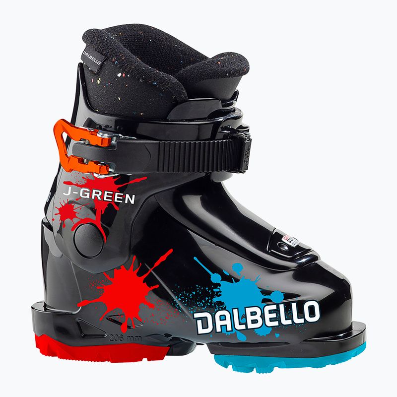 Gyermek síbakancs Dalbello J Green 1.0 GW fekete 2