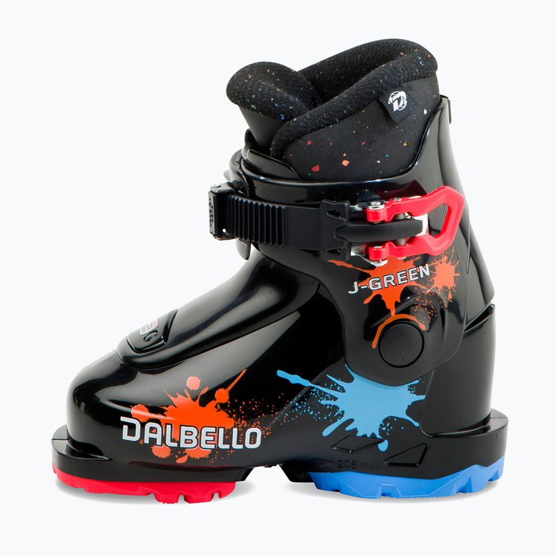 Gyermek síbakancs Dalbello J Green 1.0 GW fekete 3