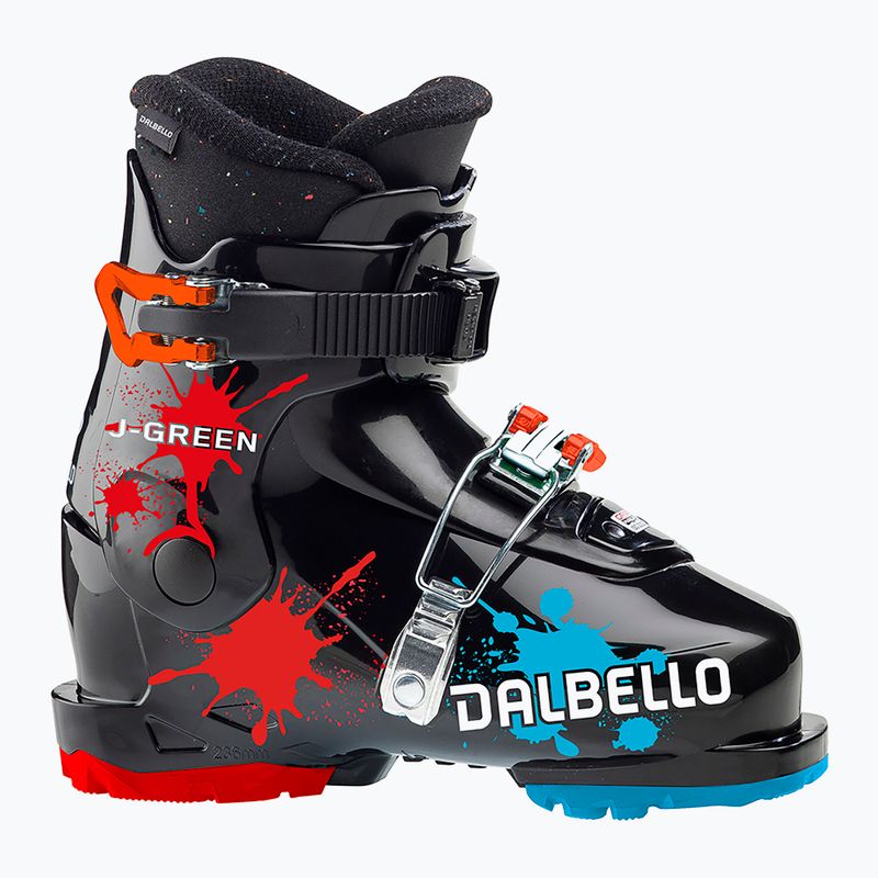 Gyermek síbakancs Dalbello J Green 2.0 GW fekete 2